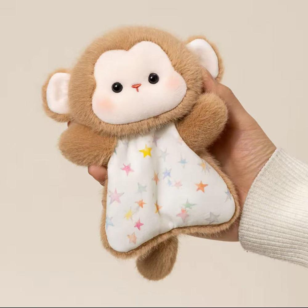 Soft Cute Animal Plush Toy Fluffy Texture Decompression Stuffed Animals  Stress Relieving