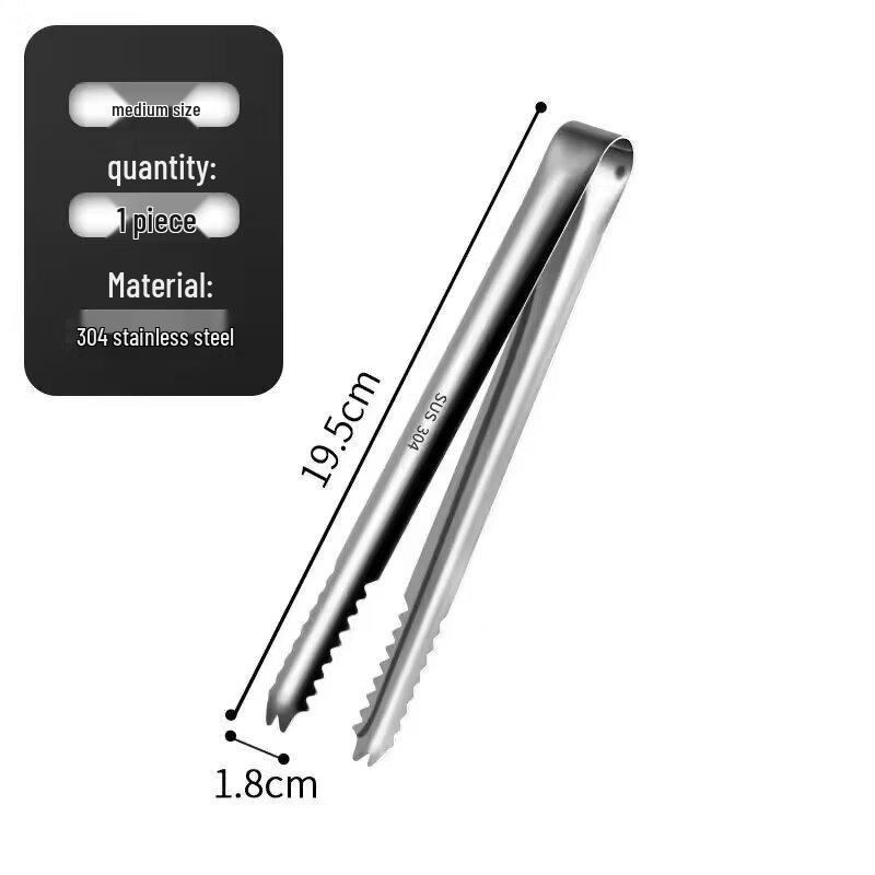 304 Stainless Steel Multi-functional Food Tongs