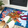 Scoo-dog Mystery Night Office Rug Chair Mat, Game Carpet, Suitable for Front Door, Bedroom, Living Room, Desk, Holiday Gift