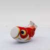 Yakushi Kiln May Made in Nishikisai Kintaro Carp Streamer Scarlet Doll, Japan, Ceramics, Design, (with Carp)