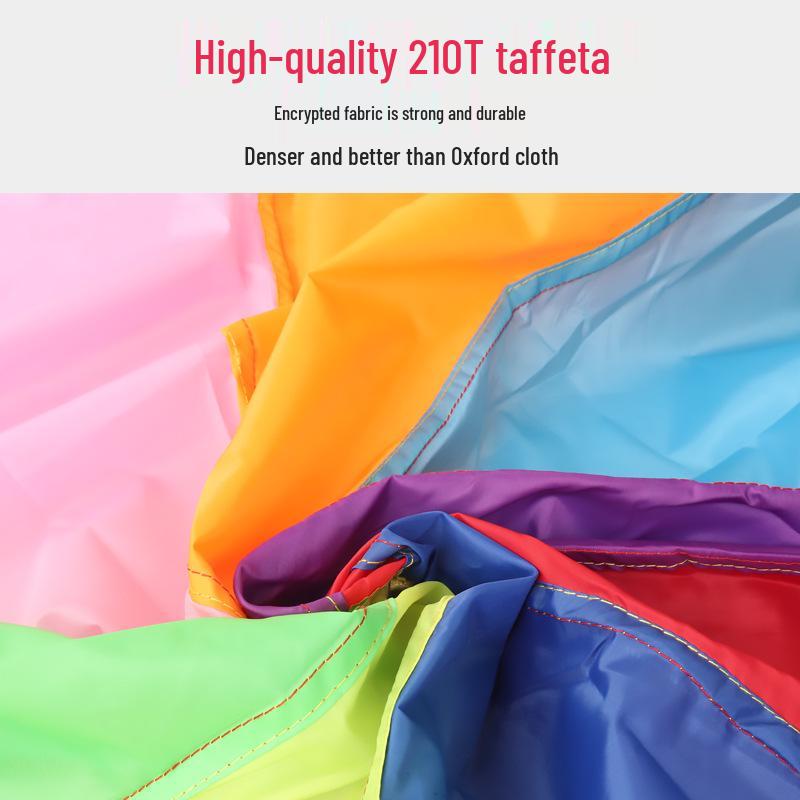 Guarda-chuva Arco-Íris Adereços para Jardim de Infância: Brinquedos de Integração Sensorial e Equipamentos de Atividade Intelectual para Educação Infantil