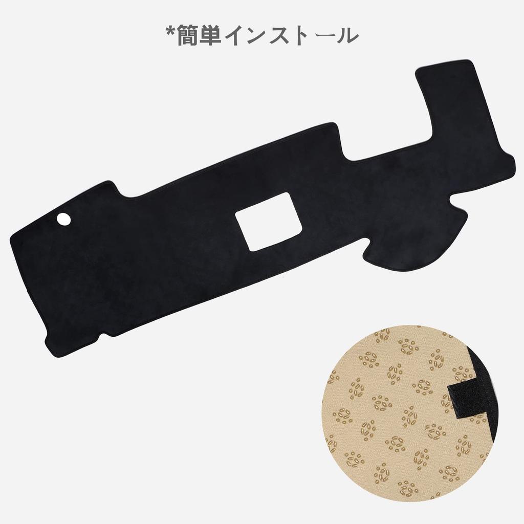 Toyota Aqua 2nd Generation MXPK1 Aqua Exclusive Dashboard Mat Dashboard Deksel Interiørdeler Dashboard Beskyttelsesmatte Solbeskyttelse flanellmateriale