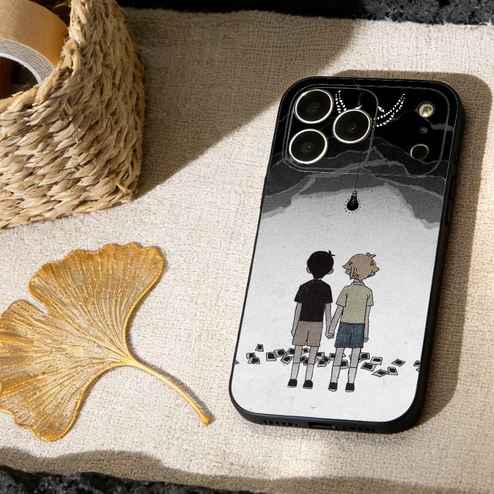Omori classic Game Phone Case For iPhone 17, 16,15,14,13,12,11 X XR Plus,Others Soft Black Cover