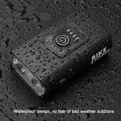 Lampka rowerowa LED Przedni reflektor rowerowy USB Ładowana lampka rowerowa Wodoodporna lampka ostrzegawcza z