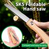 Opvouwbare Mini Handzaag Antislip Houten Handvat Trek Opvouwbare Zaag Vlakke Snede Afkortzaag Voor Handzaag Houtbewerking Plastic Snijgereedschap