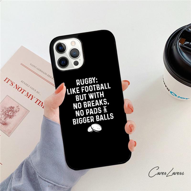 Rugby Football Sport Phone Case For Apple iPhone 17 Air 11 Pro Max Plus SE2020 Coque For iPhone 17 Air 14 15 16 13 12 Max Cover