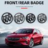 2pcs Car Rear Trunk Boot Front Head Grille Badge ABS 3D Logo For Buick Excelle GT Envision LaCrosse Regal Verano GL6 Accessories