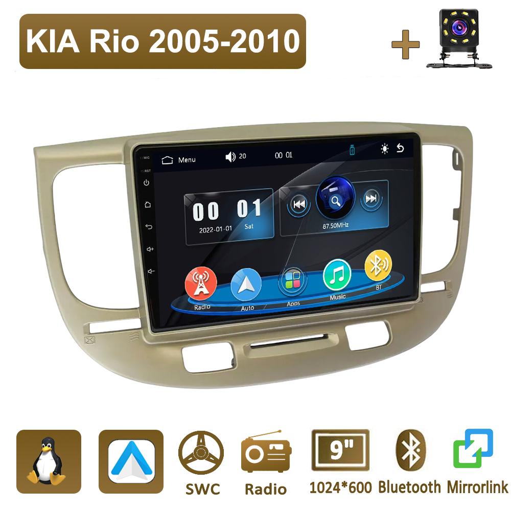 Icreative Car Radio Multimedia MP5 Player Head Unit Stereo BT For KIA Rio 2005-2010