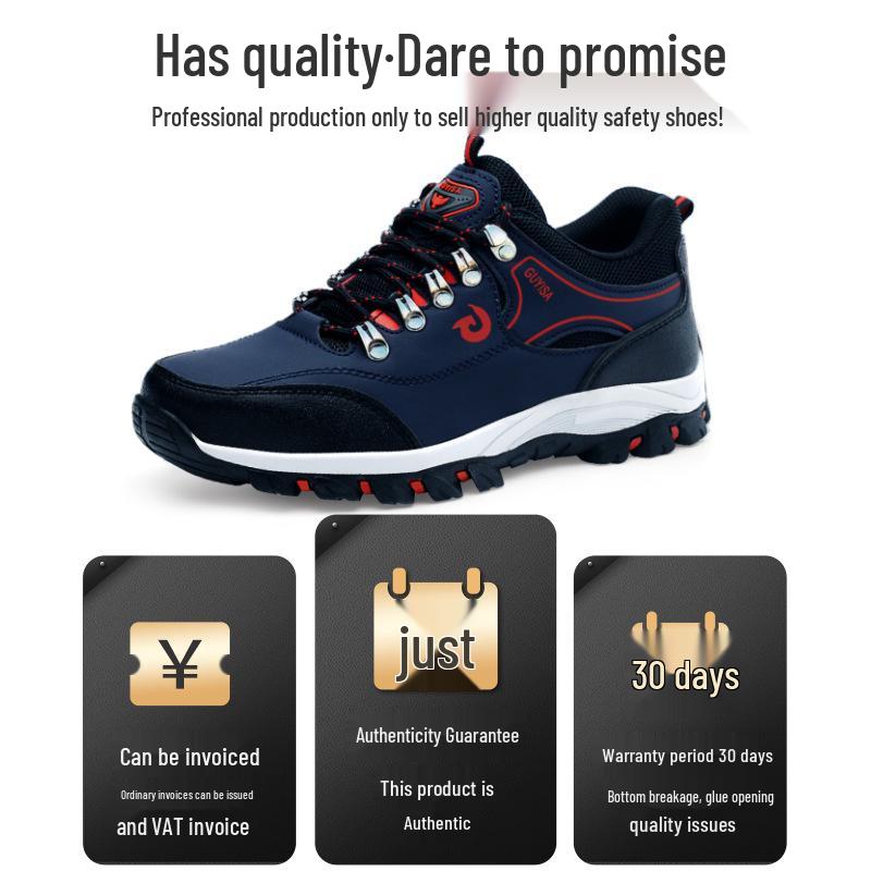Men's Winter Safety Work Shoes: Waterproof, Anti-Smash, Anti-Puncture, Wear-Resistant, Anti-Slip, Lightweight Protective Footwear