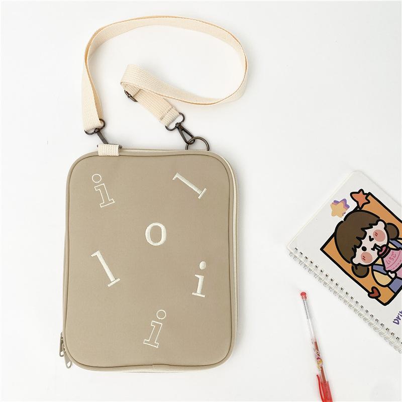 

TS JYL laptop bag,Korean Shoulder Crossbody Sleeve 11 Inch iPad Pro 13 Inch Laptop Cover OneSize