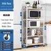 Freestanding Multi-Layer Kitchen Storage Rack for Microwave & Cookware