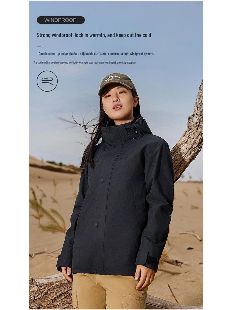 Unisex Outdoor Windbreaker: Wasserdicht, Winddicht, Bergsteiger-Zweiteiler für Paare