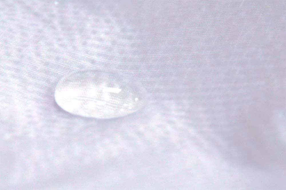 Morethan Windbreaker Cycling Jacket with and Back Pockets Size M Men's Ultra-Lightweight Water-Repellent (WVP-007), White,