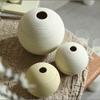 European Style Ceramic Round Ceramic Vase Frosted Spherical Flower Arrangement Ornaments Living Room Dining Table Floral Vase