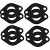 Flange Rubber Gasket for Circulator Pumps Compatible with For Valve Pipeline and Exhaust Pipe Gasket Multiple Packs