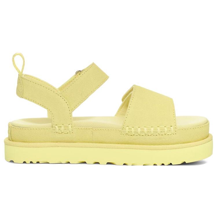 (WMNS) UGG Goldenstar Platform Sandal 'Lemon Yellow' Women's 1117954-LELI