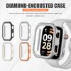 Damen Diamant Hülle Für Redmi Watch 6 Hohl PC Hartschalen Bumper Für Redmi Watch 6 Smartwatch Schutz Anti-Fall Hülle