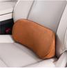 Car Lumbar Support Cushion - Slim Memory Foam Pillow for Coccyx and Waist Protection