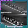 AA92-Carbon Fiber Window Glass Lift Button Trim Switch Cover Door Armrest Panel Sticker For Honda HRV HR-V Vezel   RHD