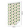 Leaves Wallpaper White and Lime for Living Room and Bedroom 50x1000