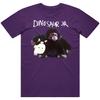 Herr Dinosaur Jr Vagn T-shirt Herr Dam T-shirts Topp Lila
