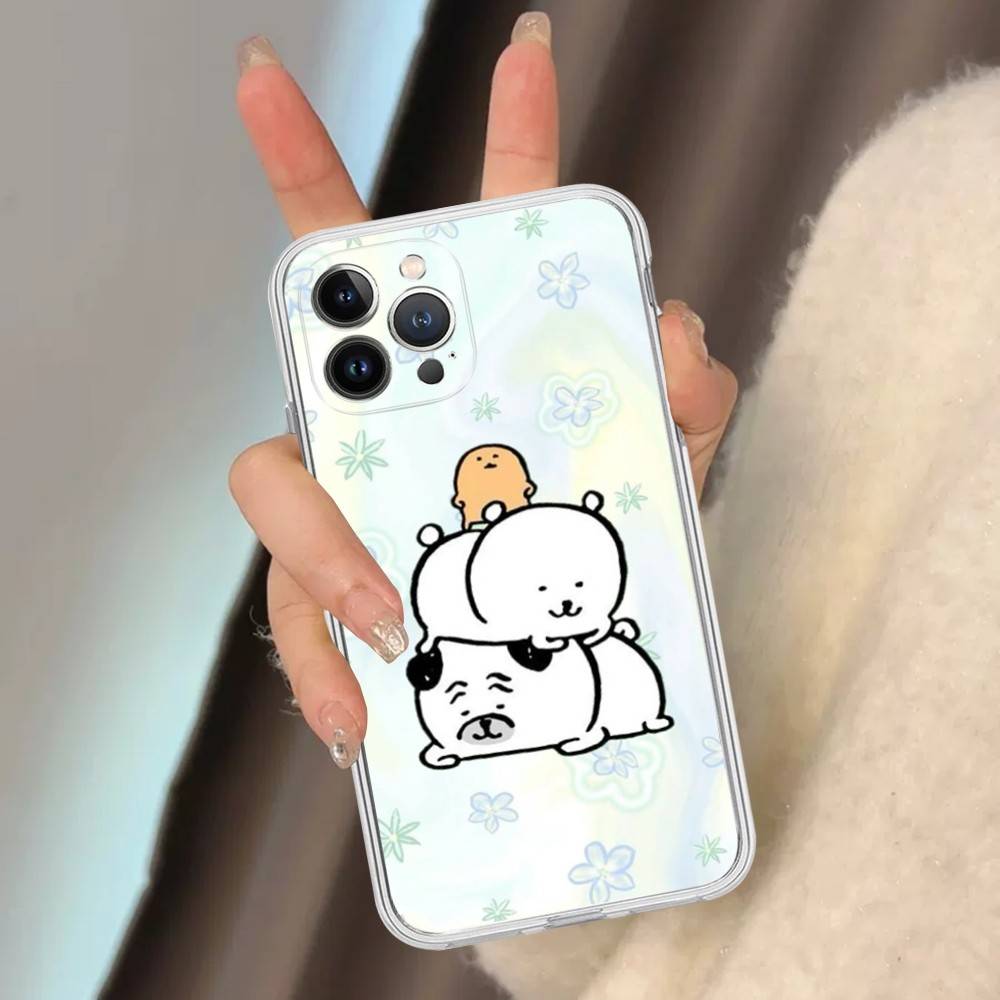 

Cute Joke Bear Transparent Soft Phone Case For IPhone 15 12 14 16 17 13 Plus 11 Pro Max 13 Pro iPhone 14 pro