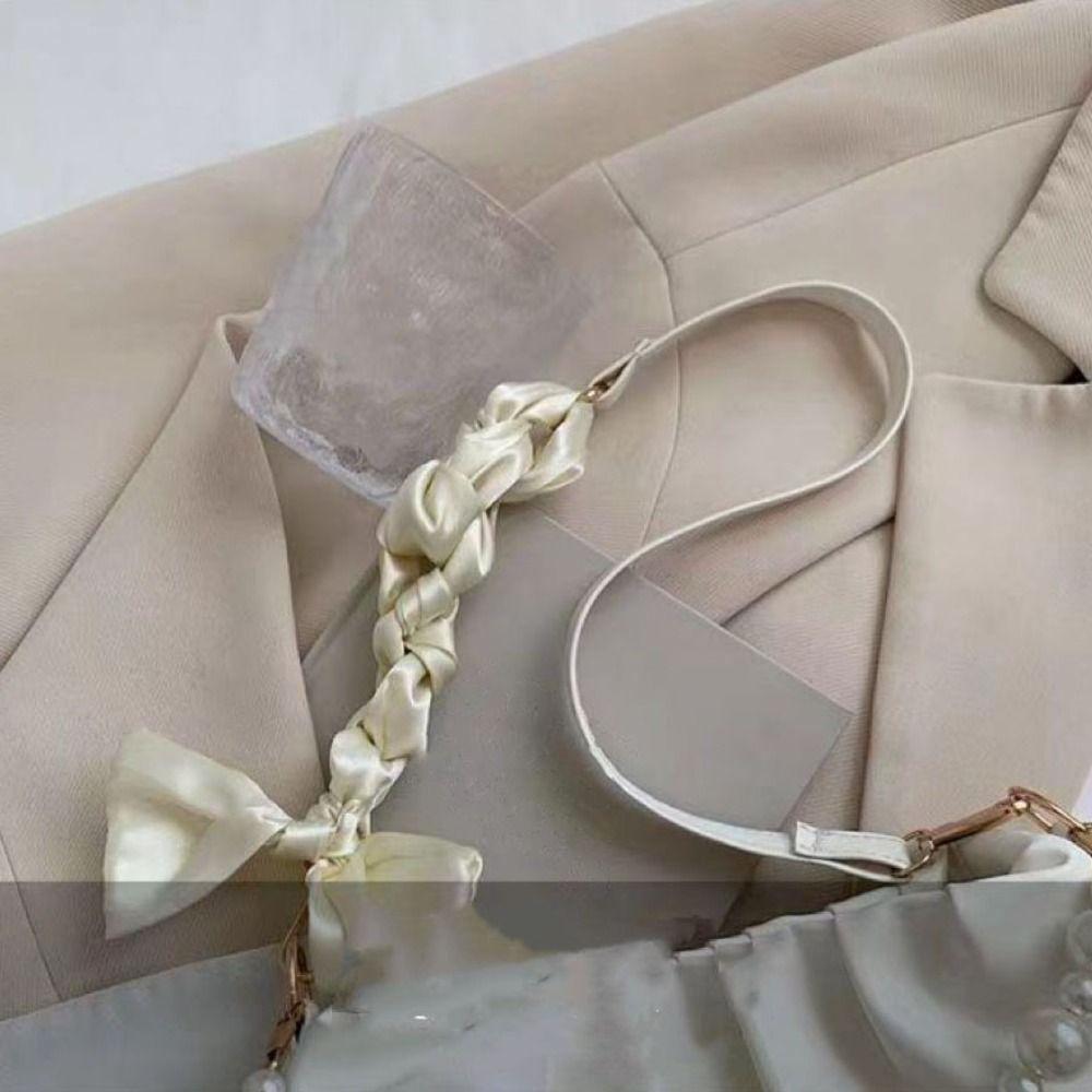 Korean Luxury Crossbody Bag Small Women's Handbags Portable Pearl Shoulder Bag  Purses