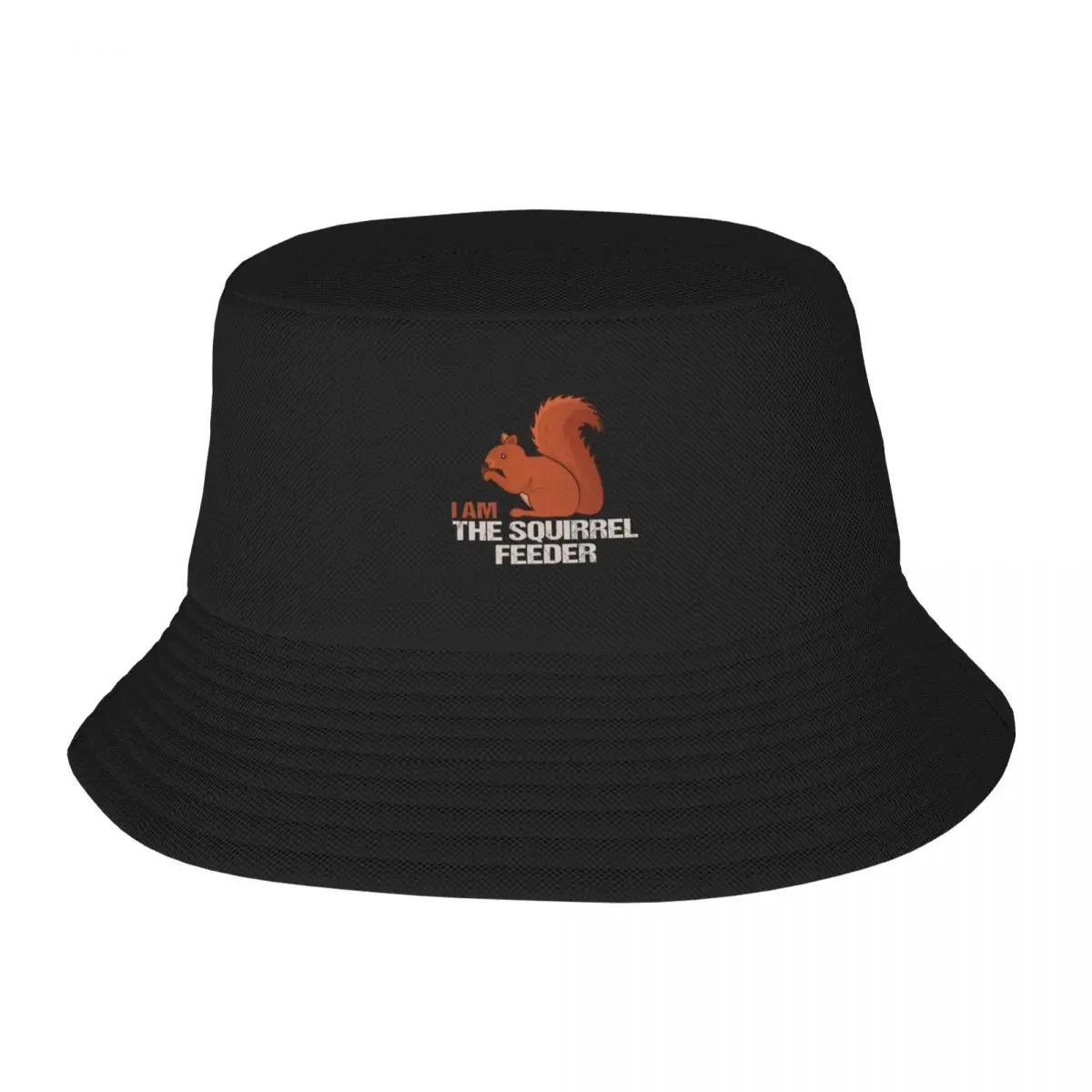 

I Am The Squirrel Feeder Funny Feeding Rodent Bucket Hat sun hat Tactical Cap Cap Rave Male Women s