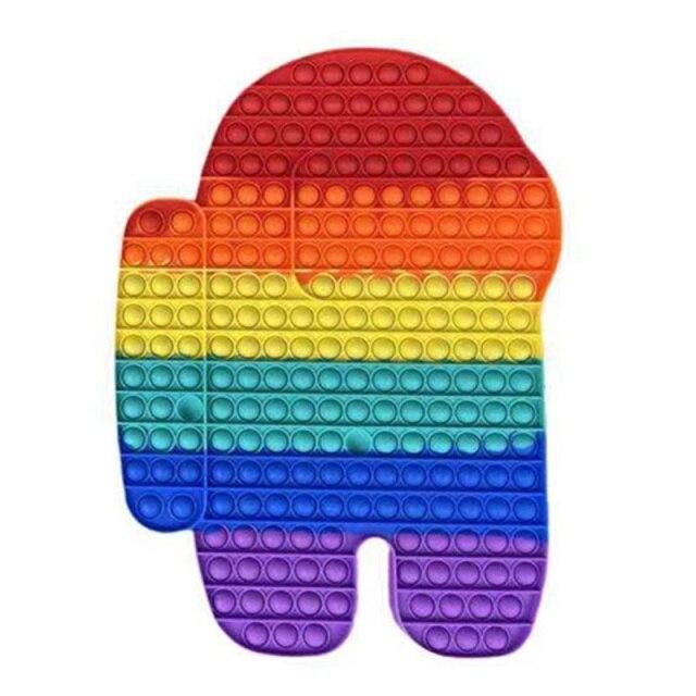 Pop Its Bigest Antistress Push Pop Bubble 10-85cm Fidget Toys Popite  Luminous Large Simpl Dimmer Figet Toy Kids Tie Dye Game – buy at low prices  in