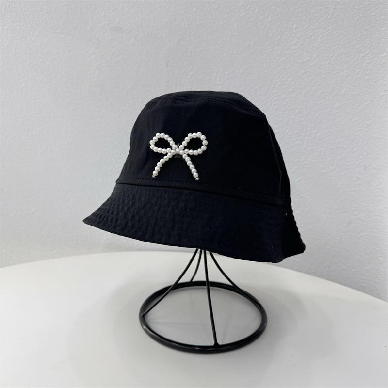 Ins Style Butterfly Bow Sun Hat Women's Fashionable Sunshade Fisherman Hat