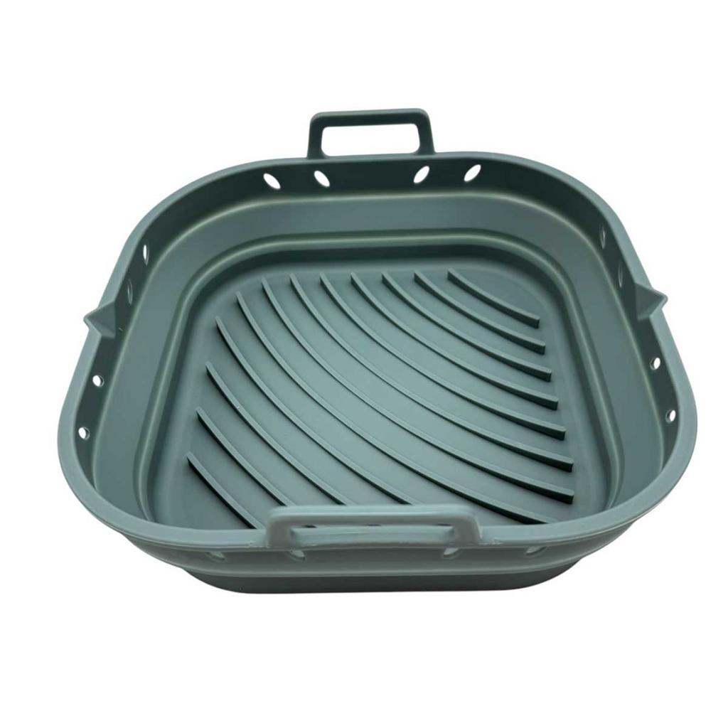 SILICONE INSERT FOR FRYER, SQUARE, FOLDABLE, 22 x 22 cm