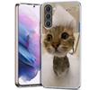 Pet Cat Funny Memes Phone Case for Samsung A54 A14 A24 A34 A17 A37 A57 A55 A35 A25 A15 A13 A23 A33 A53 A07 A05S A04S A03 A73 Gal