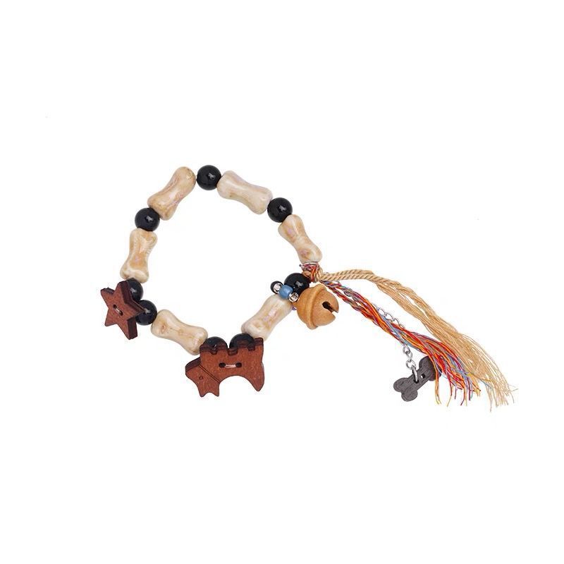 Cute Puppy Woven Braided Bracelet Handmade Jewelry For Women Couples