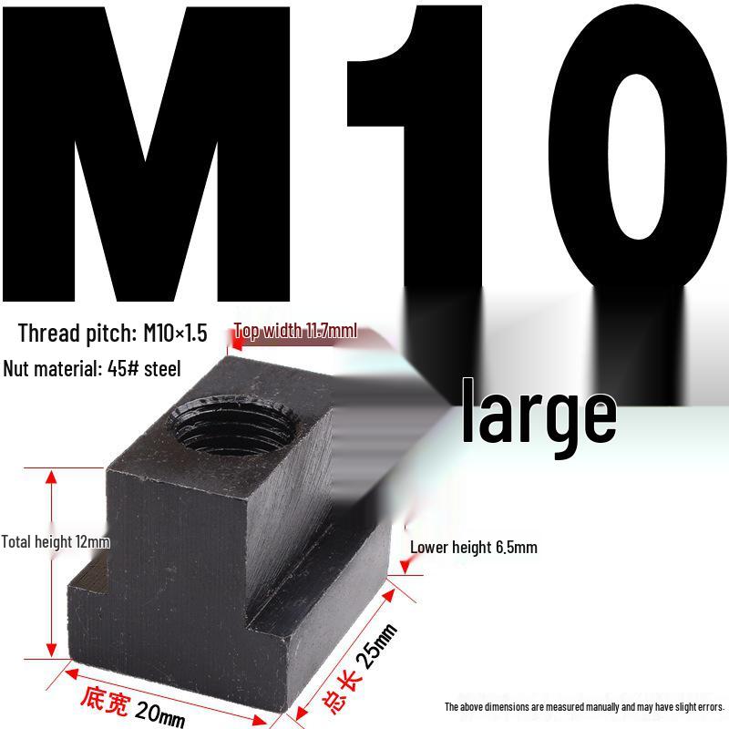 Kangfei 45# Steel T-Nut for M6-M20 Bolts
