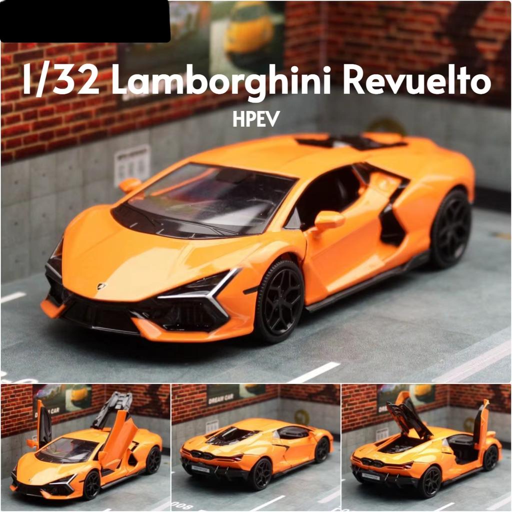 1/32 Lamborghini Revuelto Super Sport Model Autíčka RMZ CiTY 1:32 Miniaturní kolekce odlévaných vozidel Dárek pro děti chlapce