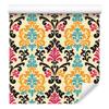 Baroque Damask Wallpaper Cream and Brown for Living Room and Bedroom 50x1000