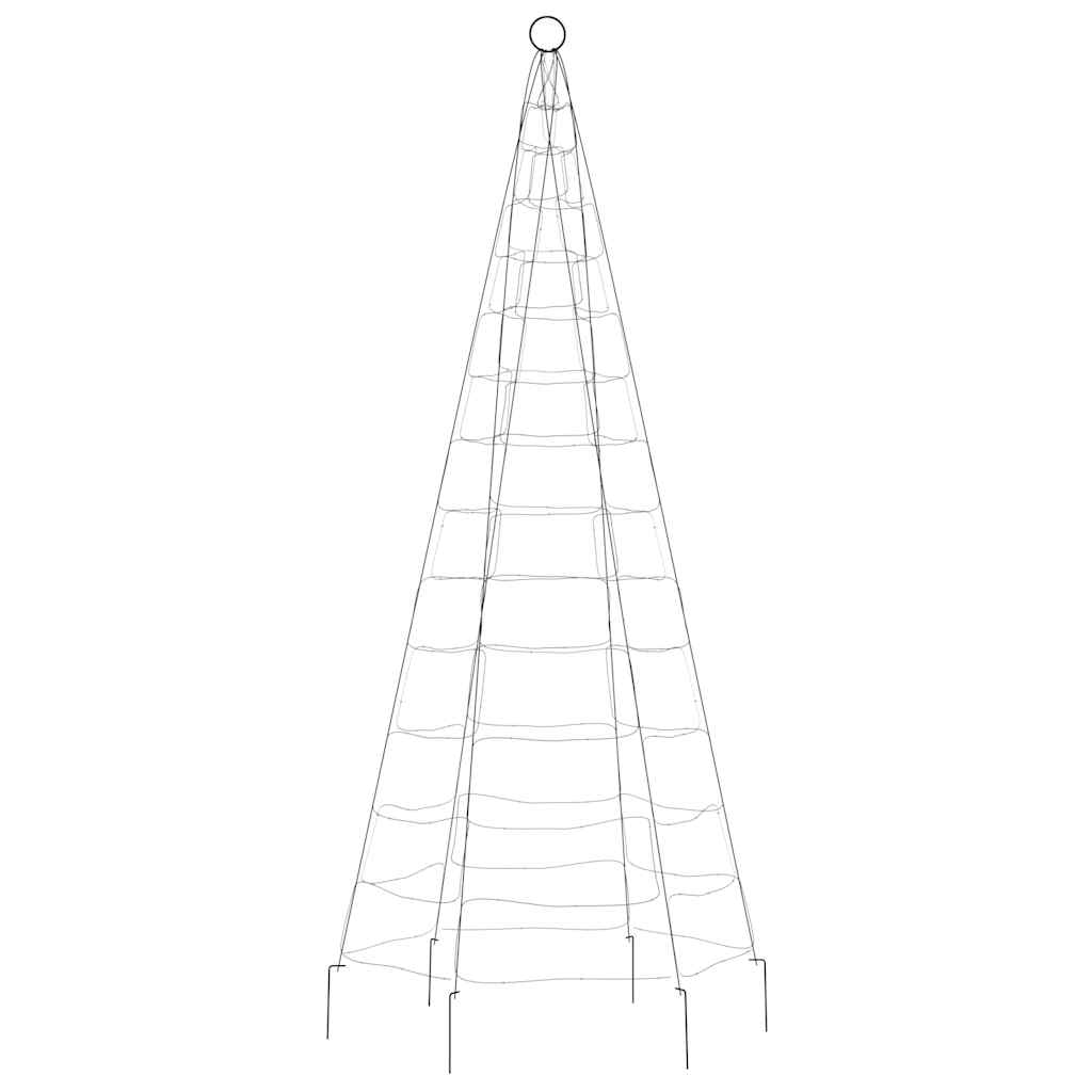 LED Christmas Tree 200 Cold White LEDs 180 cm