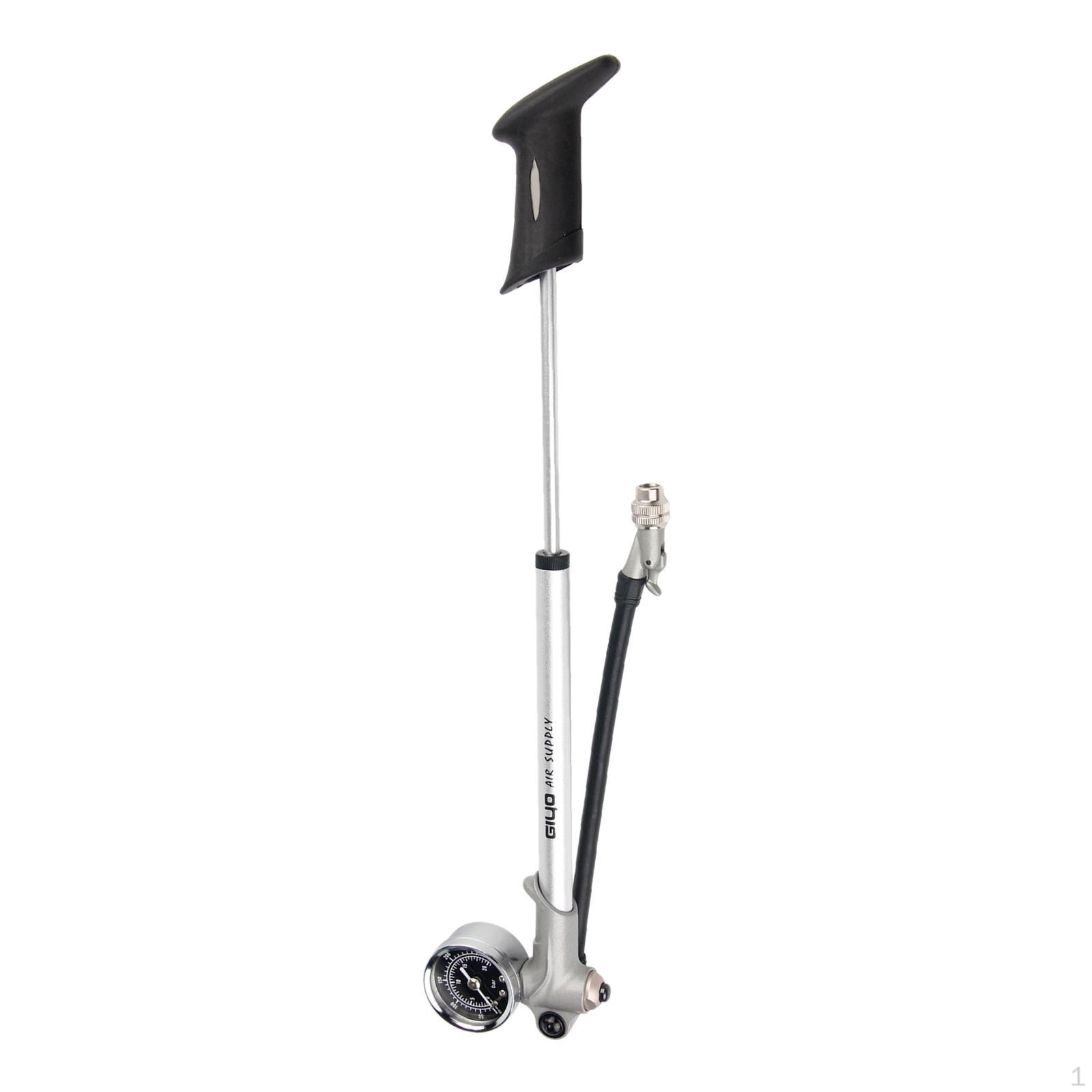 Bike 300PSI High Pressure Shock Pump with Fork Rear air for Mountain Downhill -w/