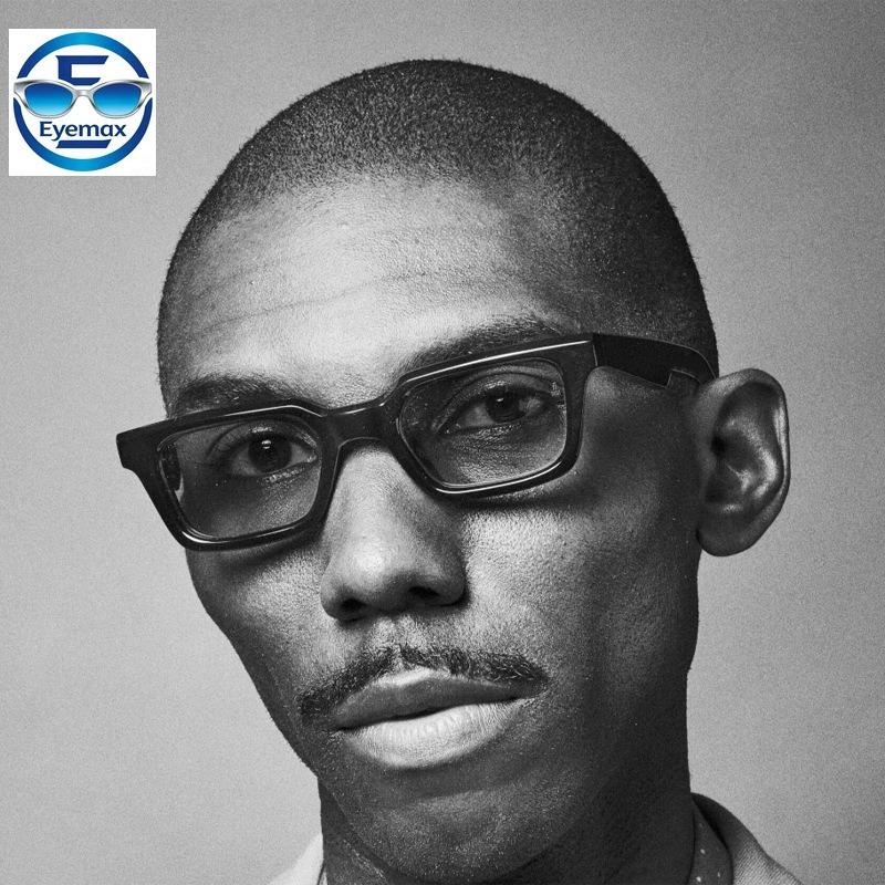 2026 New Fashion Retro Thick Square Sunglasses Acetate Frame Vintage Handmade Sun Glasses UV400 Protection for Men Women
