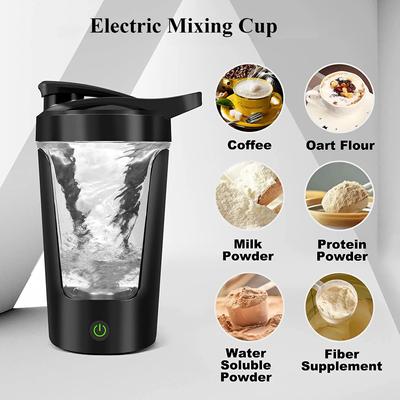 Tasse de Blender 450 ml Tasse Mélangeuse Électrique Bouteille Shaker Portable pour Poudre de Protéines Mixeur Pour Voyage Maison Bureau Outils de Cuisine