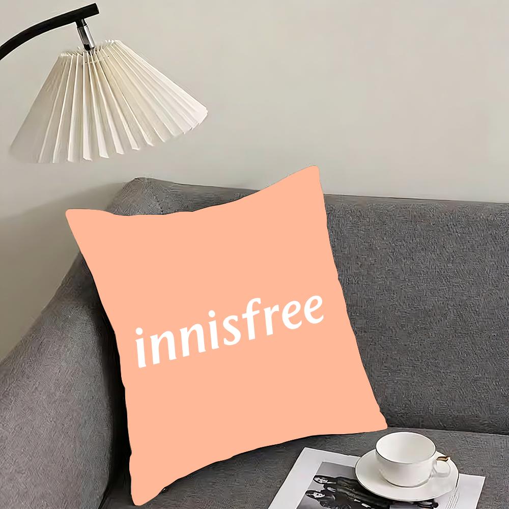 Fashion LInnisfrees Cushion Cover Elegant Comfort Pillowcase Sofa Bed Doublesided Printed Invisible Zipper Home Decor