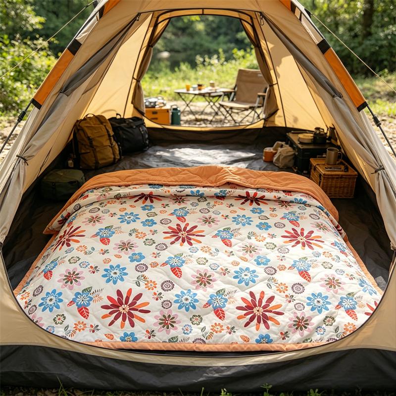 NOUVELLE couette d'été en coton lavé, couette climatisée, douce et respirante, fine, imprimée marguerite, couvre-lit, couvre-lit, textiles de maison