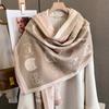 Cute Thickened Tassel Warm Scarf For Women Long Pashmina Shawl Faux Cashmere Warps Autumn Winter High Quality Blanket