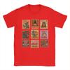 Dungeon Crawler Carl Vintage Stempel T-Shirts Herren Baumwolle Lustige T-Shirts Rundhals T-Shirts Kurzarm Kleidung Übergröße