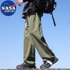 NASA MARVEL Men's Pure Cotton Wide Leg Casual Trousers