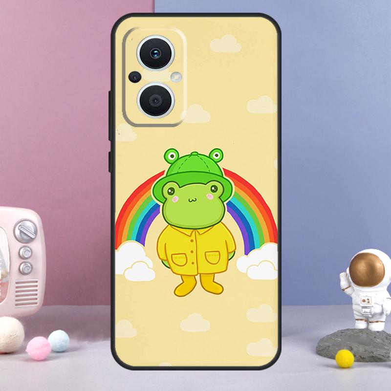 

Cottagecore Frog Mushroom Kawaii Cover For OPPO Reno 8 Lite 4 5 6 7 10 Pro 8T 2Z 5Z 4Z OPPO Find X6 Pro X5 X2 X3 Lite Case OPPO Reno10 Pro