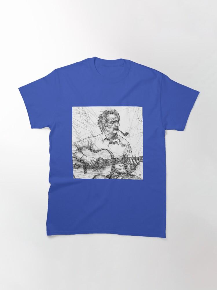 Georges Brassens GEORGES BRASSENS Tuscheporträt .1 Klassisches T-Shirt