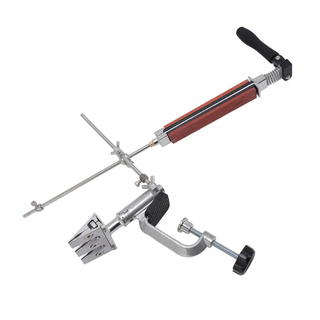 Festwinkel-Schärfer mit 8 Schleifsteinen 360-Grad-Klappfunktion Professionelles Schärfsystem für die Küche