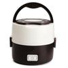 Tragbarer Elektrischer Reiskocher Mini Edelstahl 2 Schichten Dampfgarer Mahlzeit Thermische Erwärmung Lunchbox Lebensmitteldampfgarer Neu