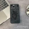 Heart sketch for iPhone15 mobile phone case 14PROMAX all-inclusive 13/11 anti-drop 16/15 protective case 17